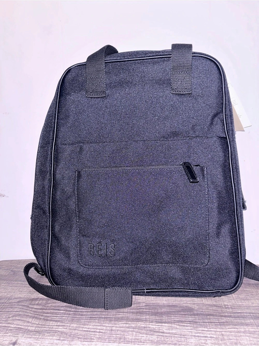BÉIS The Expandable Backpack in black